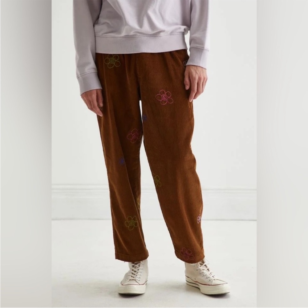 Urban Outfitters Embroidered Corduroy Pants